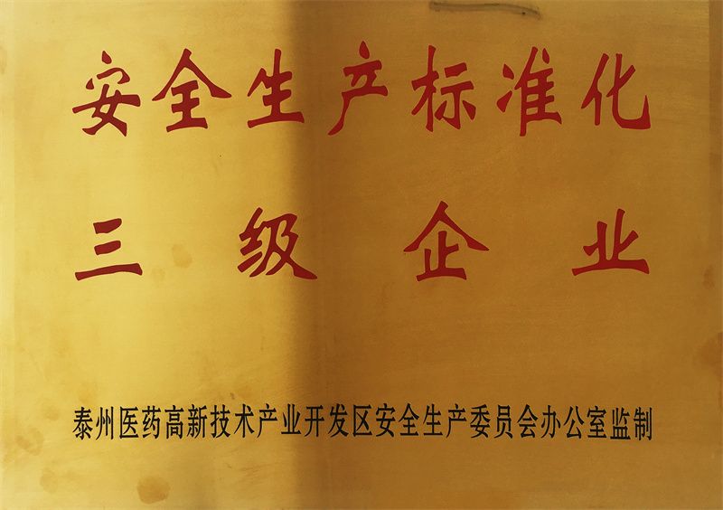 安全生產標準化三級企業